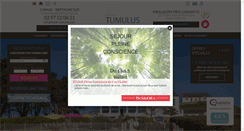 Desktop Screenshot of hotel-tumulus.com