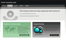 Tablet Screenshot of mobile.hotel-tumulus.com