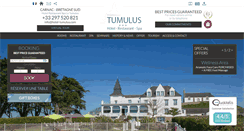 Desktop Screenshot of en.hotel-tumulus.com