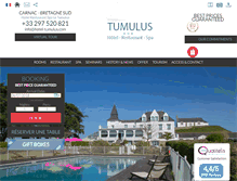 Tablet Screenshot of en.hotel-tumulus.com